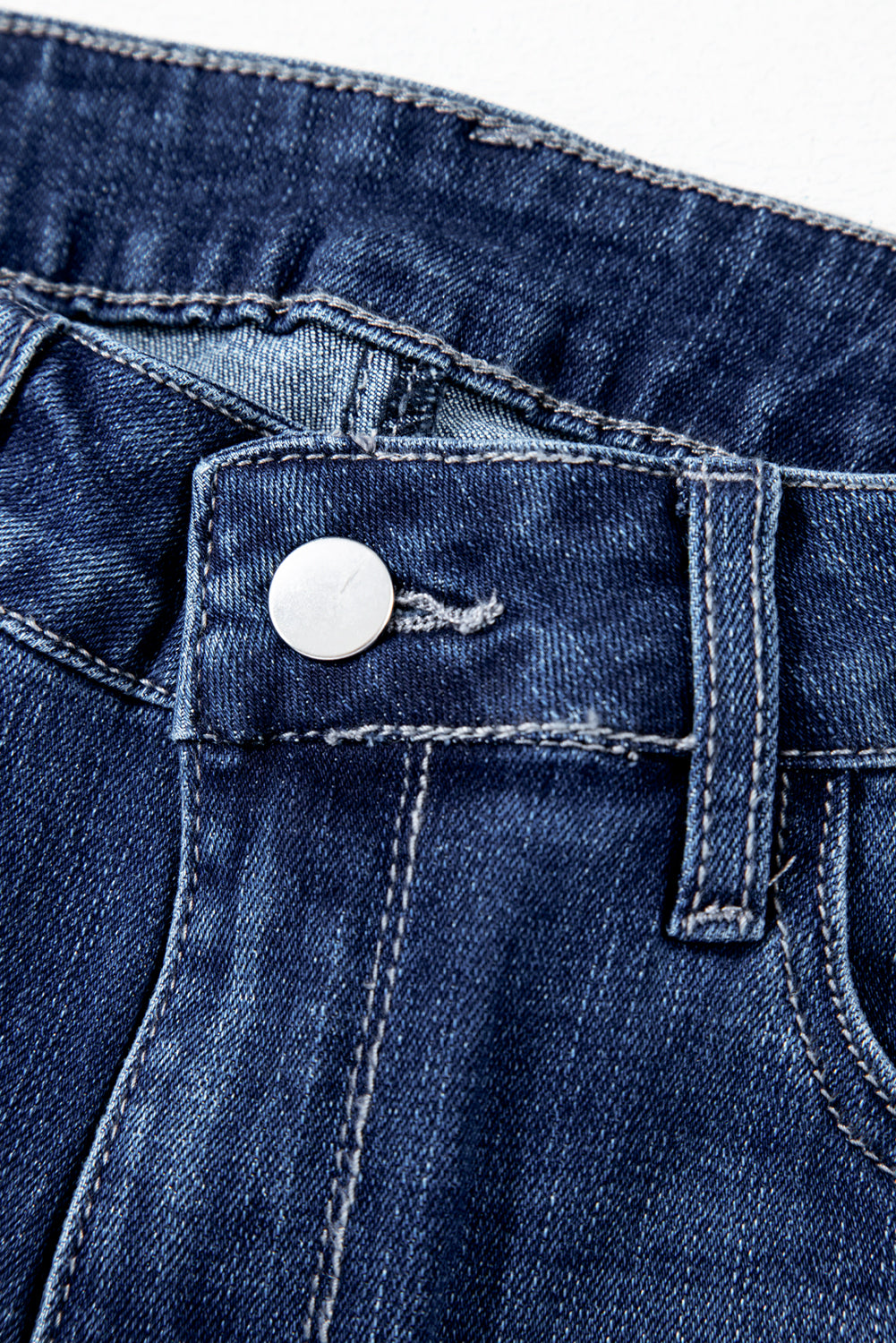 Raw Hem High Waist Flared Jeans in Light, Medium, & Dark Washes
