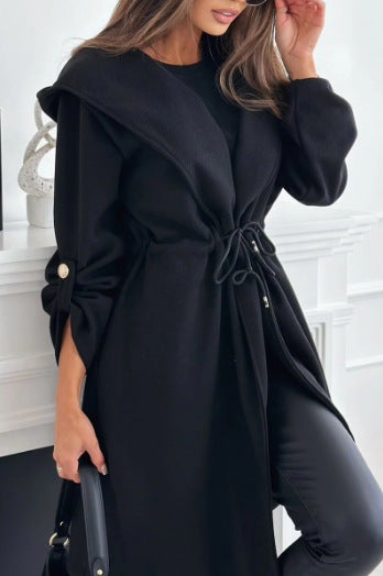 Lightweight Waist Tie Stylish Trench Coat