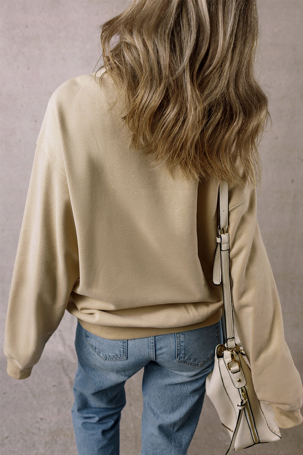 Be Thankful with this Drop Shoulder Pullover Sweatshirt