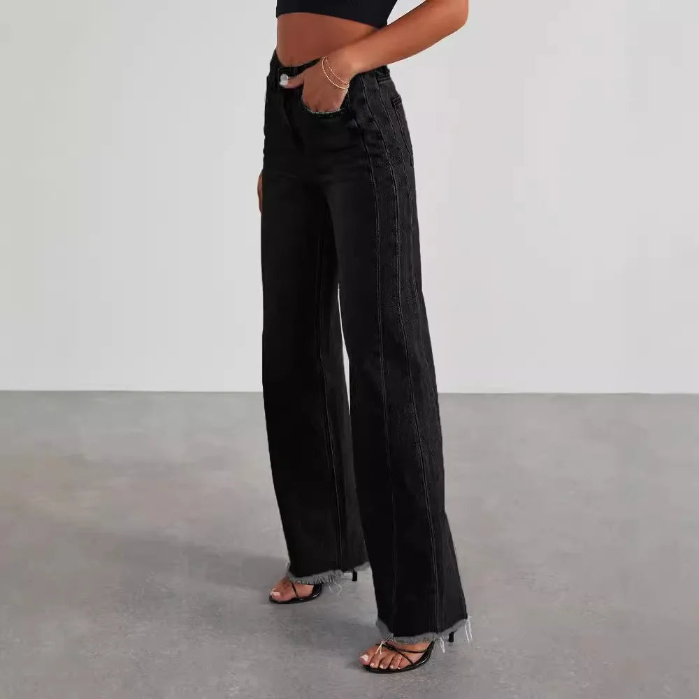 High Waisted Wide Leg Jeans