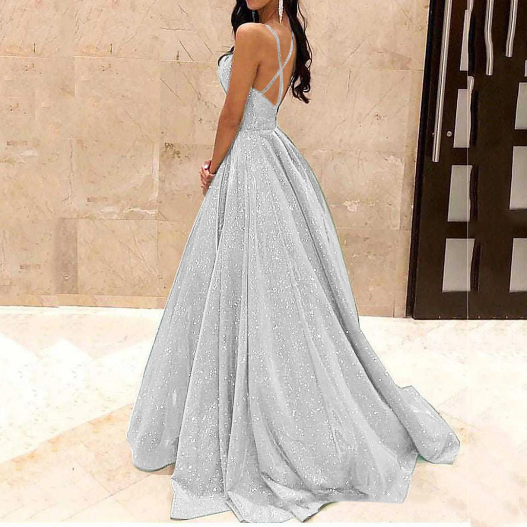 2024 Women's Fashion Sling Slim Dress Evening Dress Elegant Women Formal Dress Long Cocktail Wedding Birthday Club Party Dresses