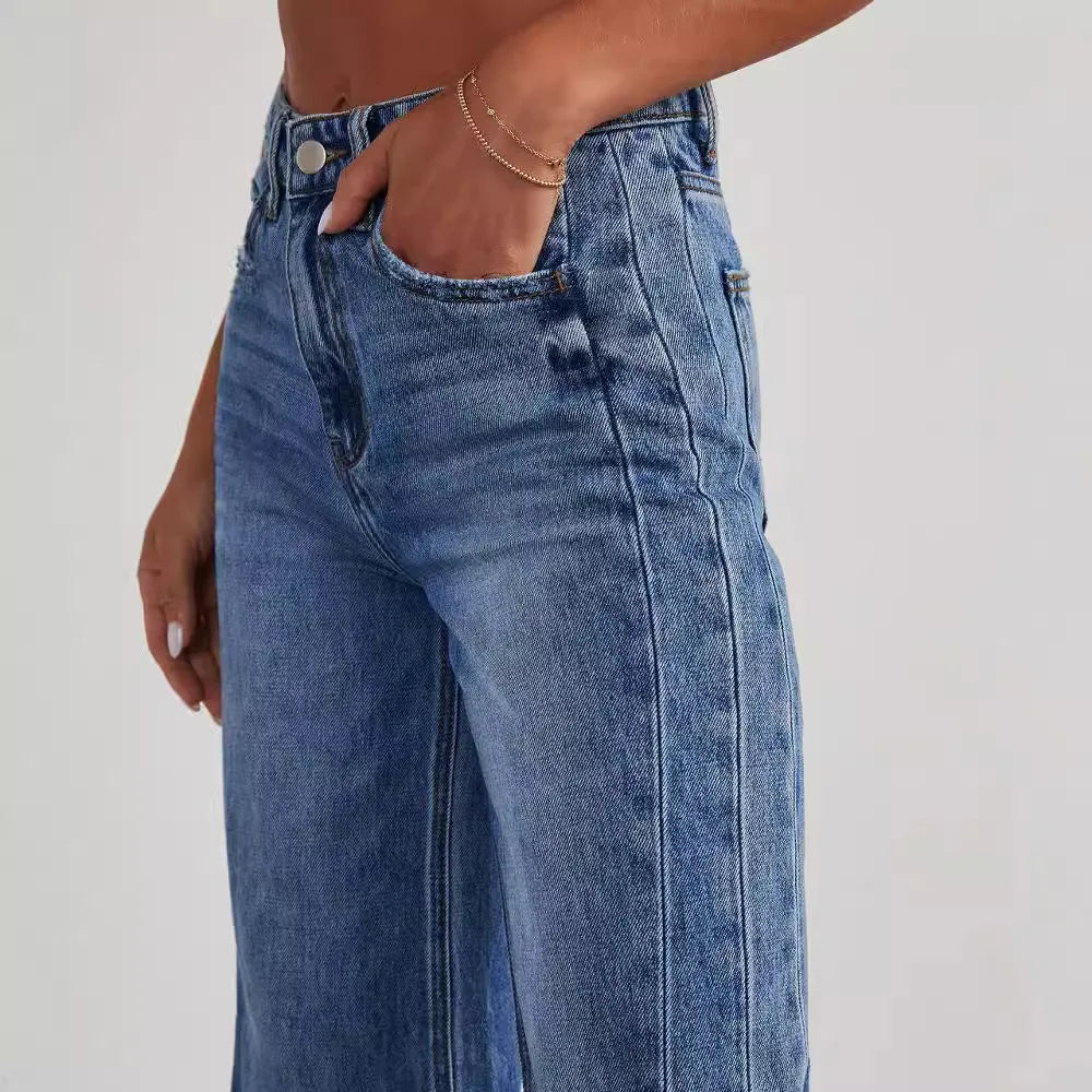 High Waisted Wide Leg Jeans