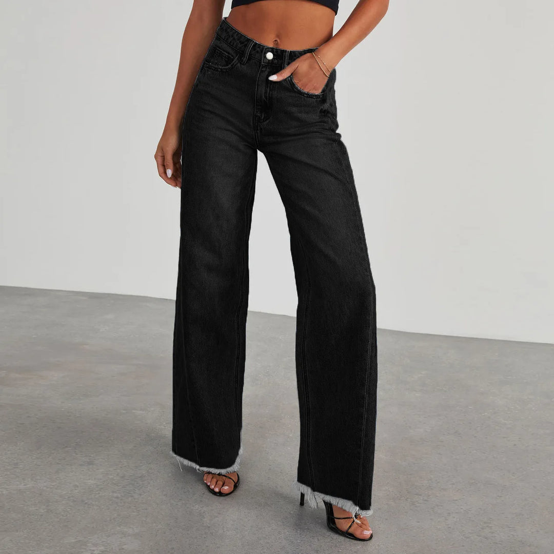 High Waisted Wide Leg Jeans