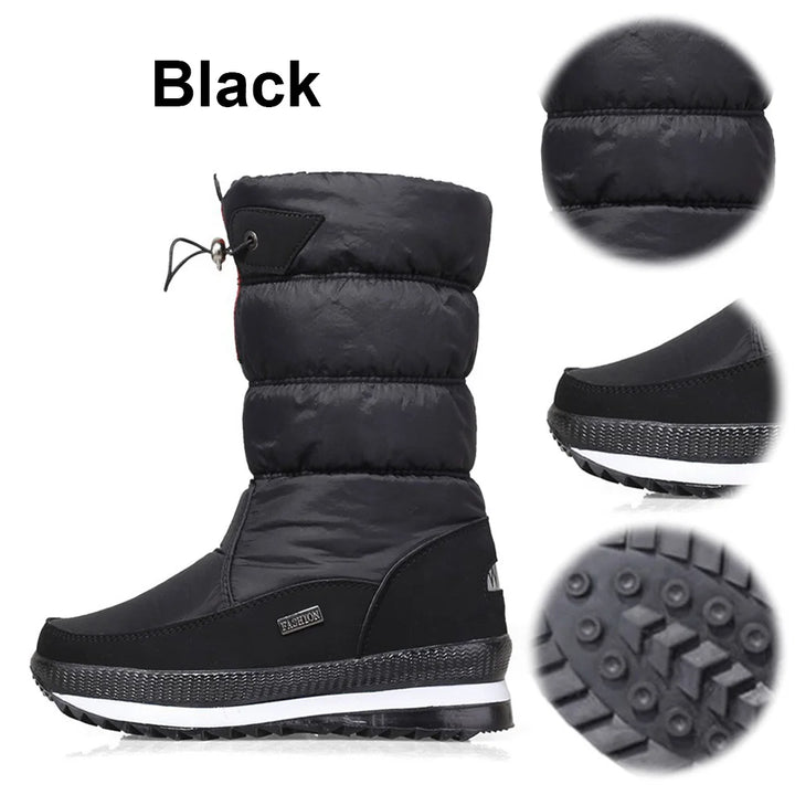 Warm Anti-Slip Fur Lined Outdoor Boots