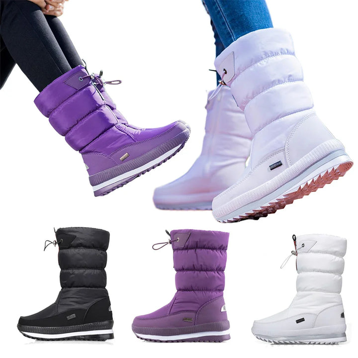 Warm Anti-Slip Fur Lined Outdoor Boots