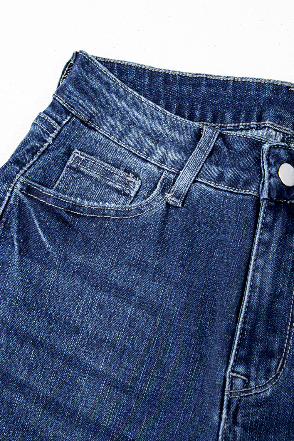Raw Hem High Waist Flared Jeans in Light, Medium, & Dark Washes