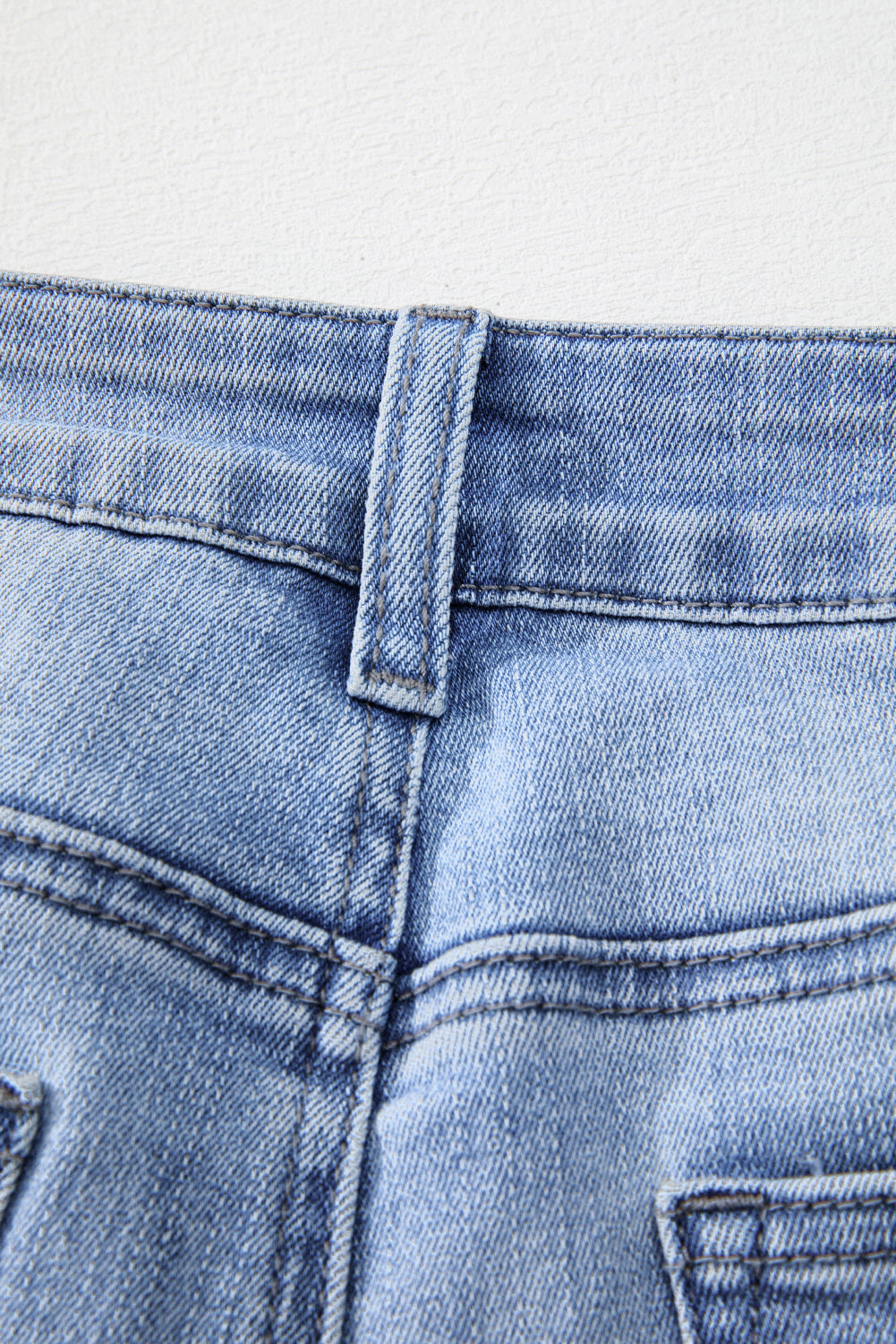 Raw Hem High Waist Flared Jeans in Light, Medium, & Dark Washes
