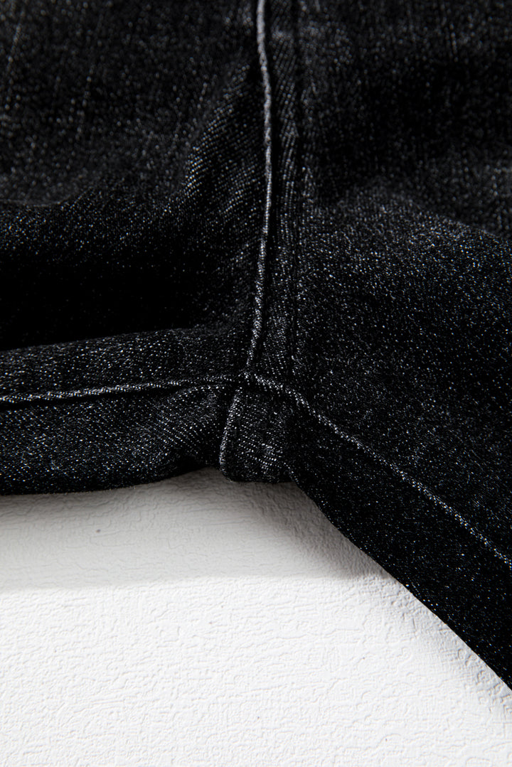 Raw Hem High Waist Flared Jeans in Light, Medium, & Dark Washes